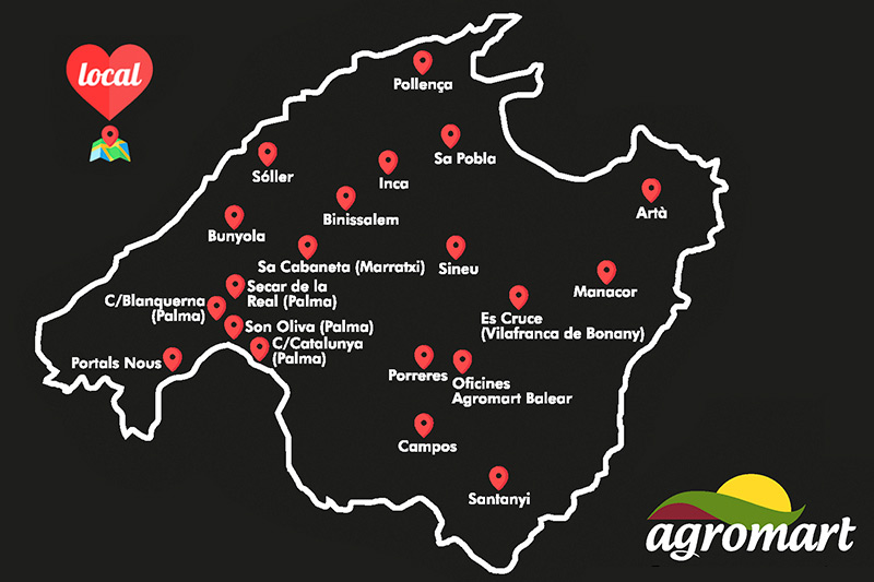 Tiendas Agromart en Mallorca