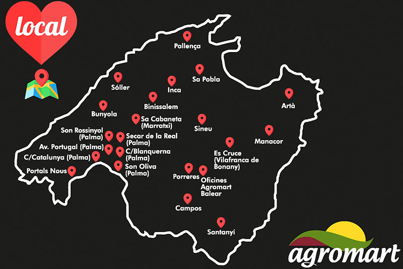 Tiendas Agromart en Mallorca