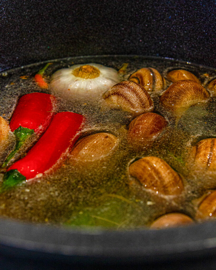 recepta caragols amb salseta Sant Marc Agromart