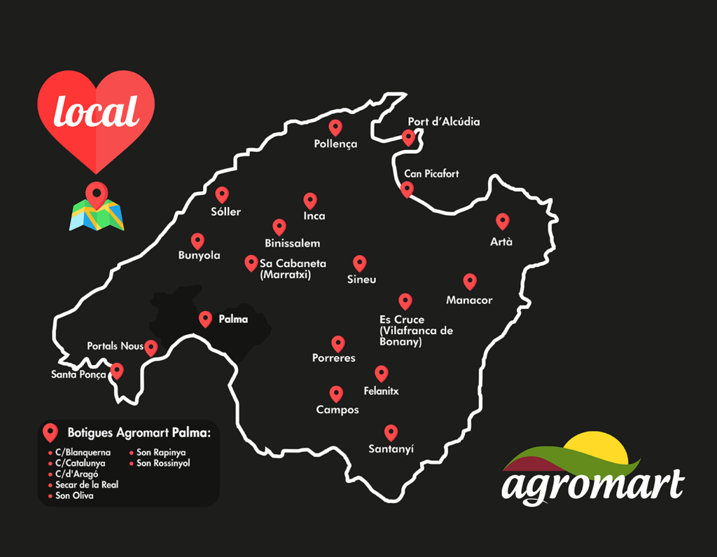 Agromart Mallorca mapa 2024