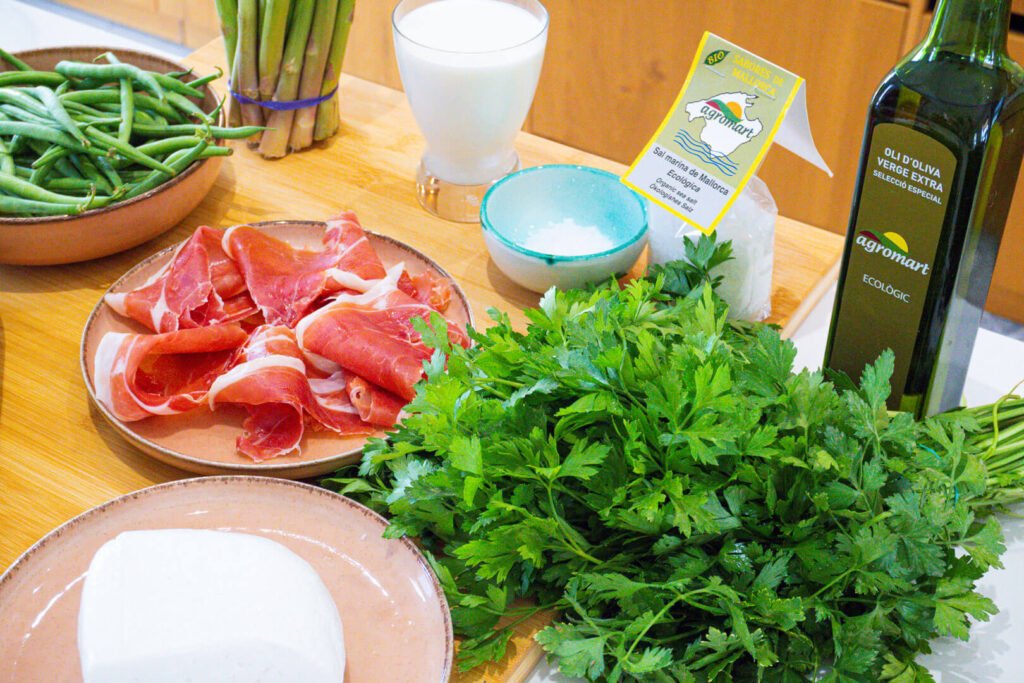 ingredients recepta tomàtiga farcida agromart Maria Verger Agromart