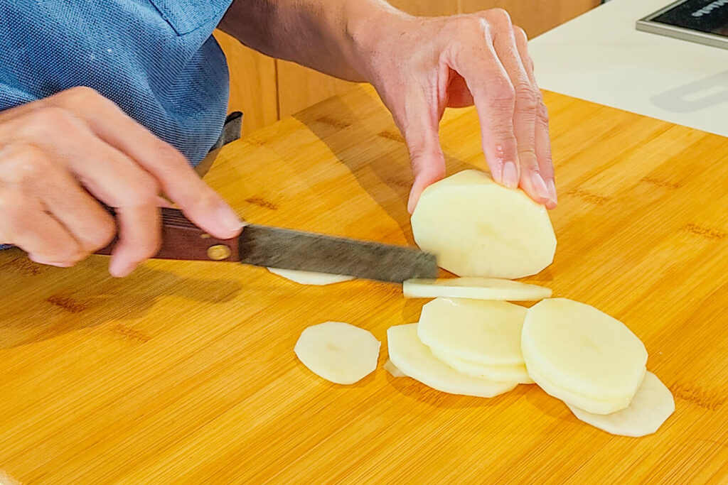 recepta llampuga amb pebres patata Agromart