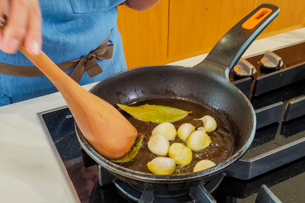 recepta llampuga amb pebres all Agromart