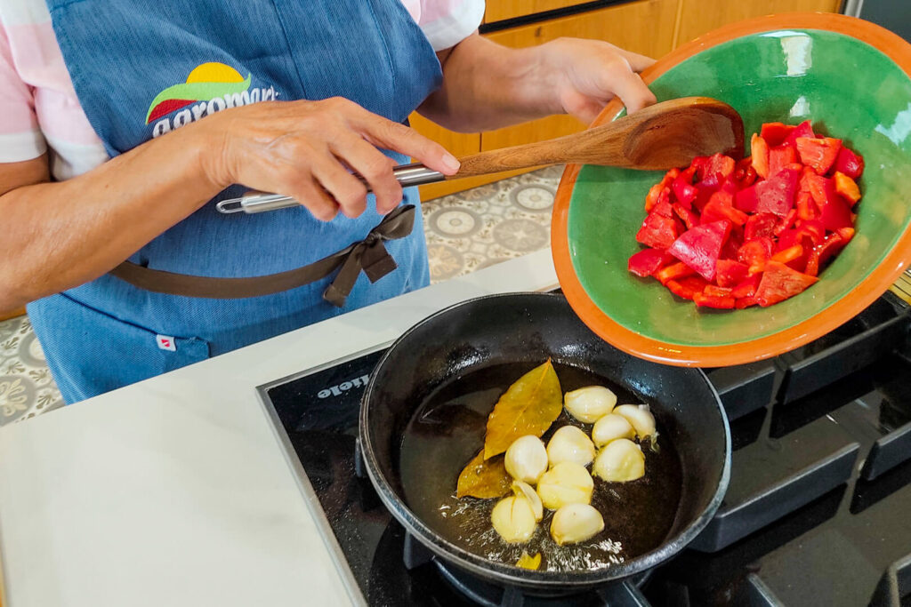 recepta llampuga amb pebres Agromart