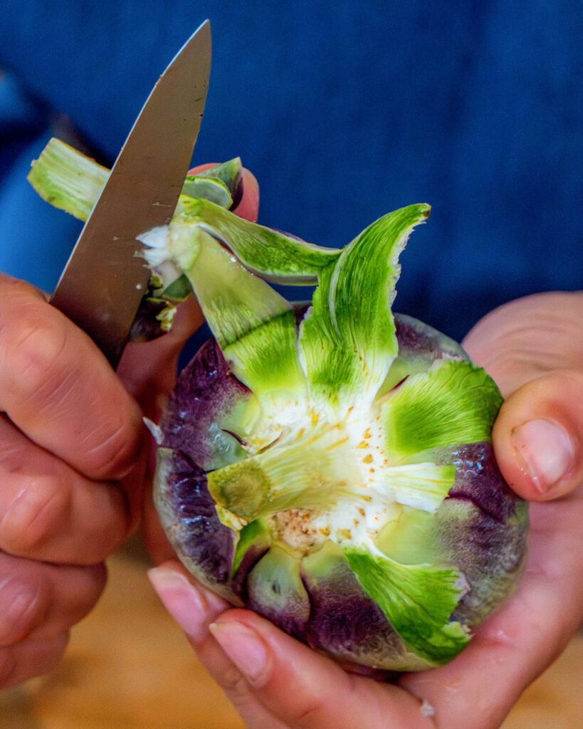 Recepta Agromart carxofes de Mallorca al forn amb salsa de tomàtiga xerri