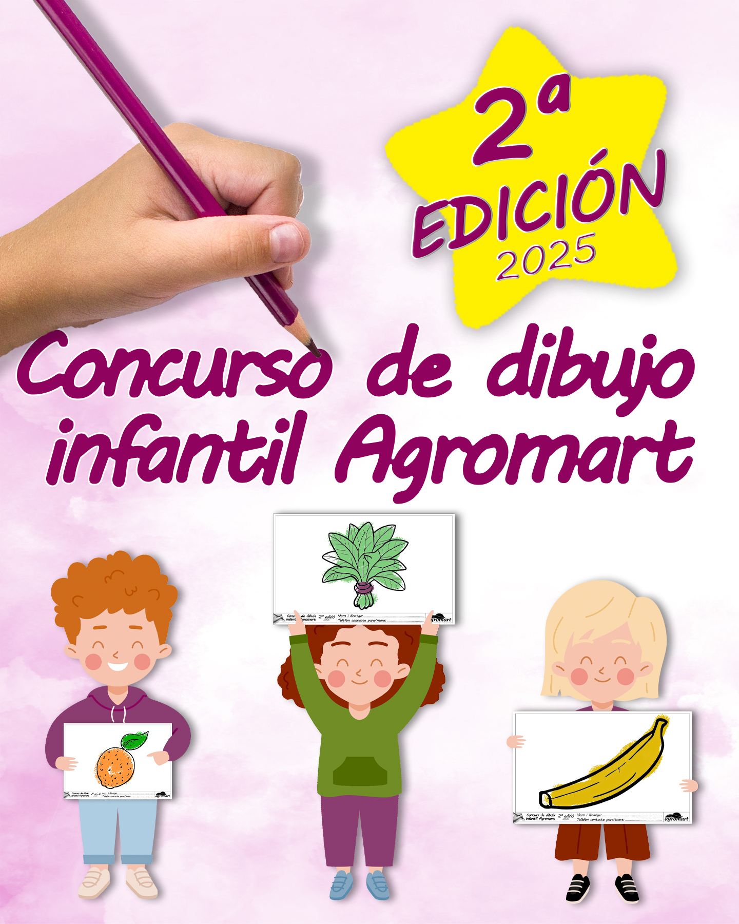 Segunda edición Concurso de dibujo infantil 2025 – Agromart