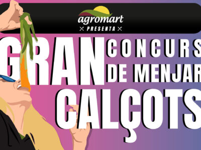 gran concurs de menjar calçots Agromart 2026 (gran concurso de comer calçots agromart) gana 1000€ en tarjetas de regalo