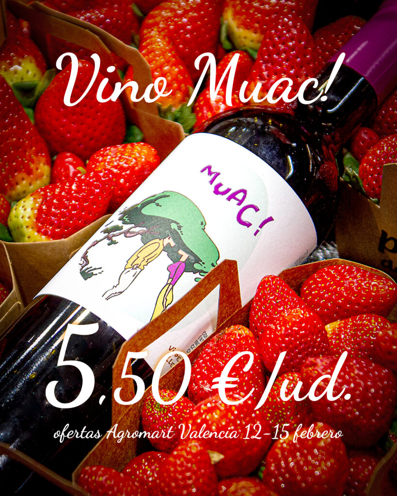 Vino tinto muac oferta agromart san valentín valencia y dénia