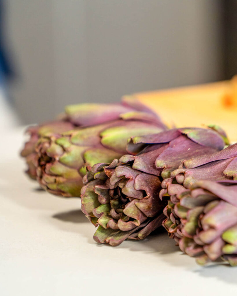 carxofes negres mallorca varietat local Recepta Tradicional Frit de Pasqua Agromart Balear