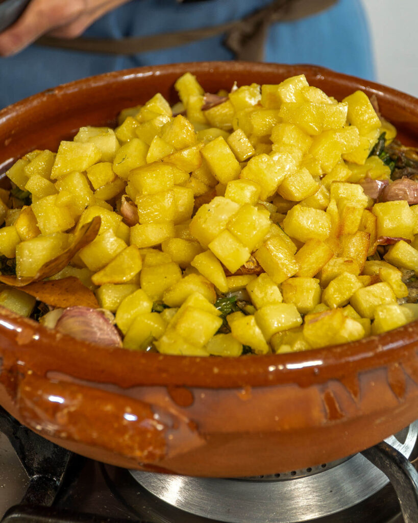 combinar tots els ingredients Recepta Tradicional Frit de Pasqua Agromart Balear